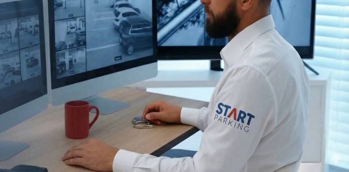 Spokój przed wylotem - parking lotnisko Warszawa Okęcie